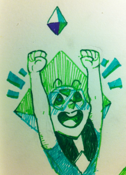 cupofsweettears:The Peridot from Steven Universe