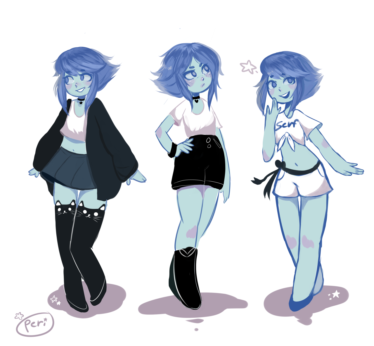 peri-bon:  cute fashion Lapis for 10lapislazuli8 ･ิω･ิ this was so much