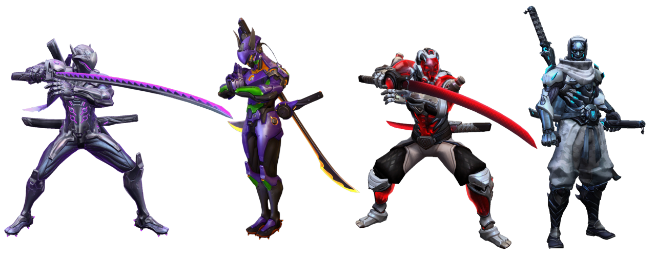 Overwatch Fan Skin Archive — Official Heroes of the Storm Skins: Genji