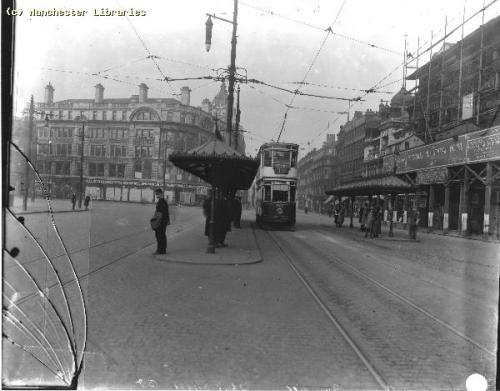 Piccadilly, Manchester 1921Looking towards Market Street