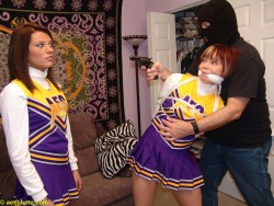 thexpaul2:  Kidnapped cheerleaders Cammie Brewer &amp; Serena Mitchell 