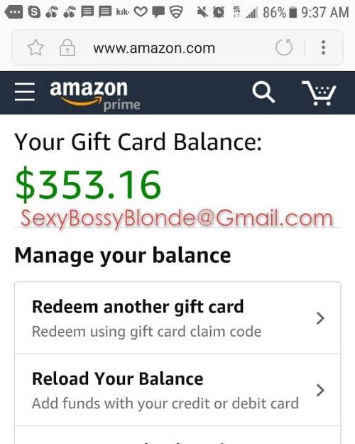 I want you to top off my Amazon gc balance @ $1000 today pets. Xmas is almost here #payprincess #cas