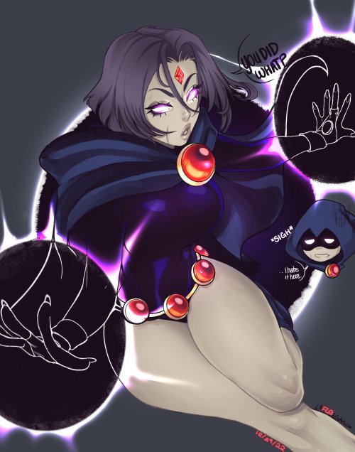 dummy-dot-exe:  Raven by Flø@FlorescentColo2