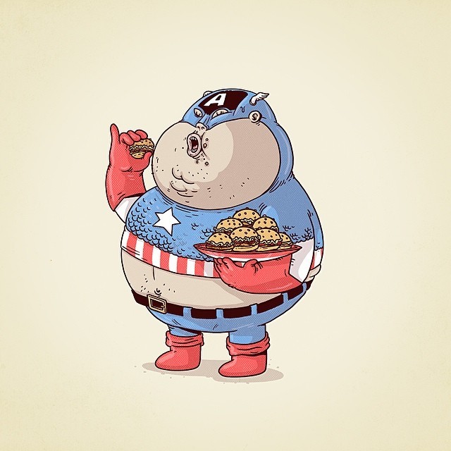 dieorfree:  by : Alex Solis  Fat fucks.