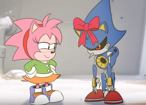 screenshotshellyeah:From: Sonic Mania Adventures Part 6(Yeah, Classic Amy is in the short)(Sí