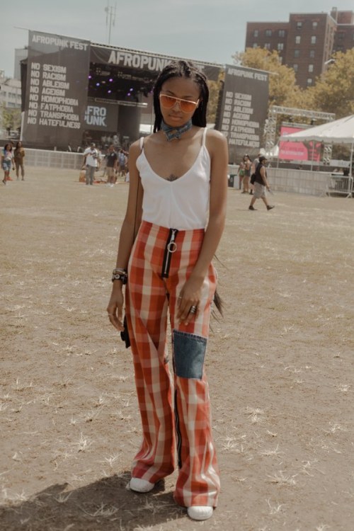 somecompany2: covered afropunk street style this weekend for teen vogue with my micaiah (my new room