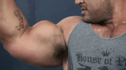 Guys In Tanktops Showing Off Armpits