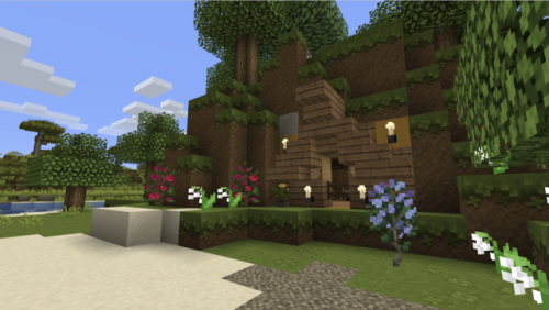 i’m finally playing actual survival rather than just flying around looking at villages in crea