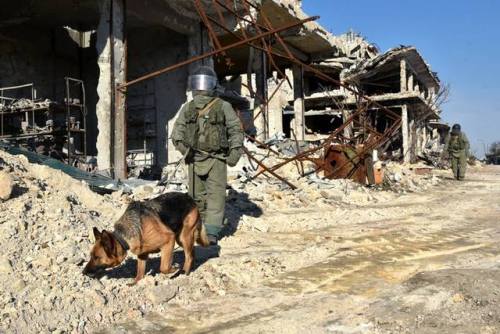 warlord-invictus:  Russian Combat Engineer in Syria.