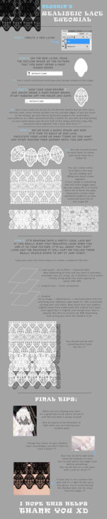 drawingden:Realistic Lace Tutorial by Negshin