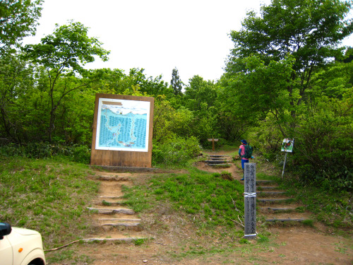 20150523取立山（Mt.Toritate、標高1,307.2m）予定では敦賀の西方ケ岳と蠑螺ケ岳に登って「北陸のハワイ」と云われている水島でも眺めてみようかなと思っていたが、ちょっと寝坊したのと