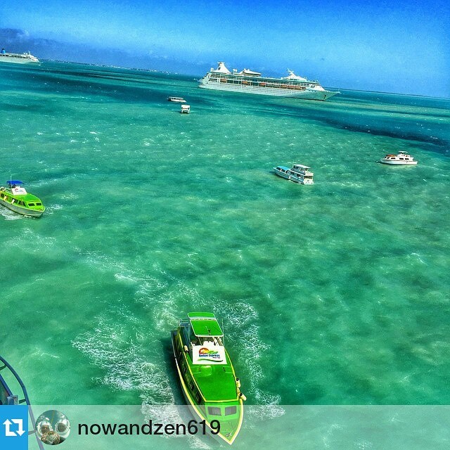 #Repost @nowandzen619・・・High winds this morning and the tenders aren’t able to take passengers to Belize just yet 💨⛵️