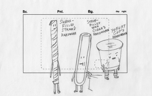 Root Beer Guy concept drawings by storyboard adult photos