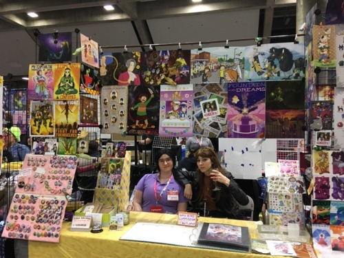 jupebox:Hey!!! @bubblepaints and I are at SacAnime!!!! We looked like this today, but on Saturday we