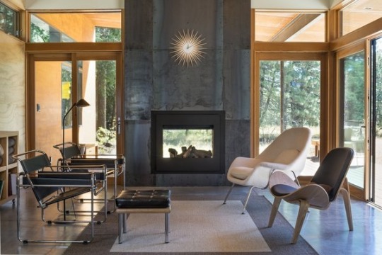 prefabnsmallhomes:  Chechaquo Lot 6 Cabin, Winthrop, Washington by Prentiss + Balance + Wickline Architects | 📷 Erik Johnson  @empoweredinnocence 