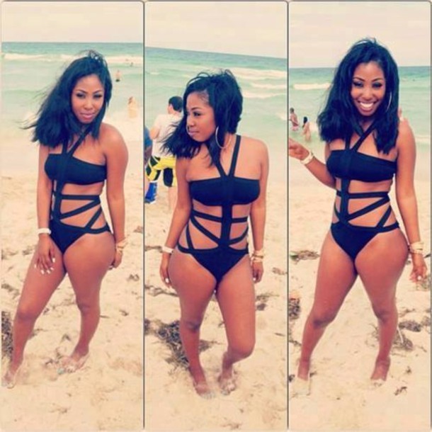 outfitmadestyle:  Strappie Hold Swimsuit (available at Outfit Made) 