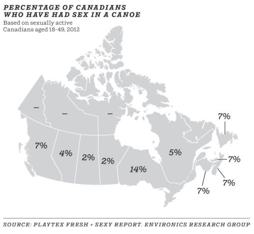 nationalpost: Atlas of Us: Canoe sex, marijuana use and other statistical maps of CanadaWhat do