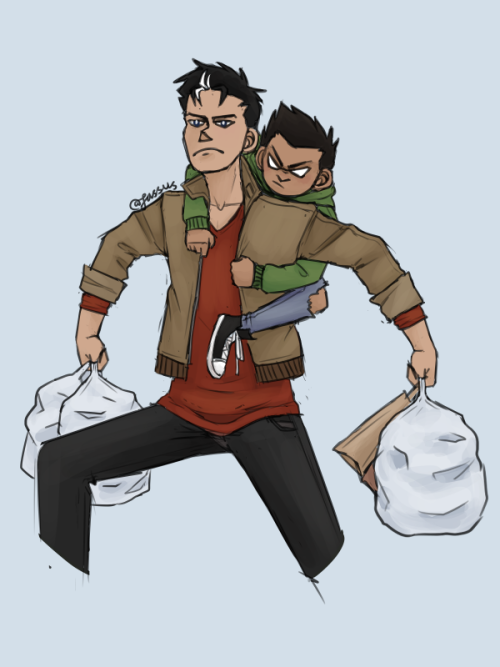 jassus:Dick blackmailed convinced them to go shopping