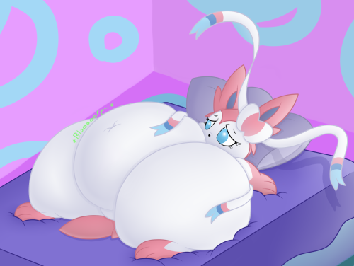 dullpointdraws: Drew another fat Sylveon Cause WHY NOT