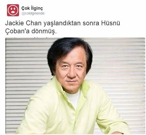 Jackie Chan yaşlandıktan...