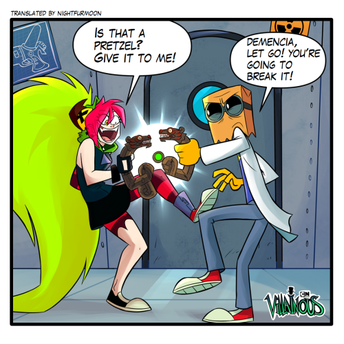 nightfurmoon:  NEW OFFICIAL VILLAINOUS COMIC!