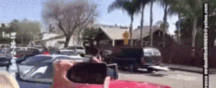 kropotkindersurprise:  February 27 2016 - The Ku Klux Klan tried to protest in Anaheim.