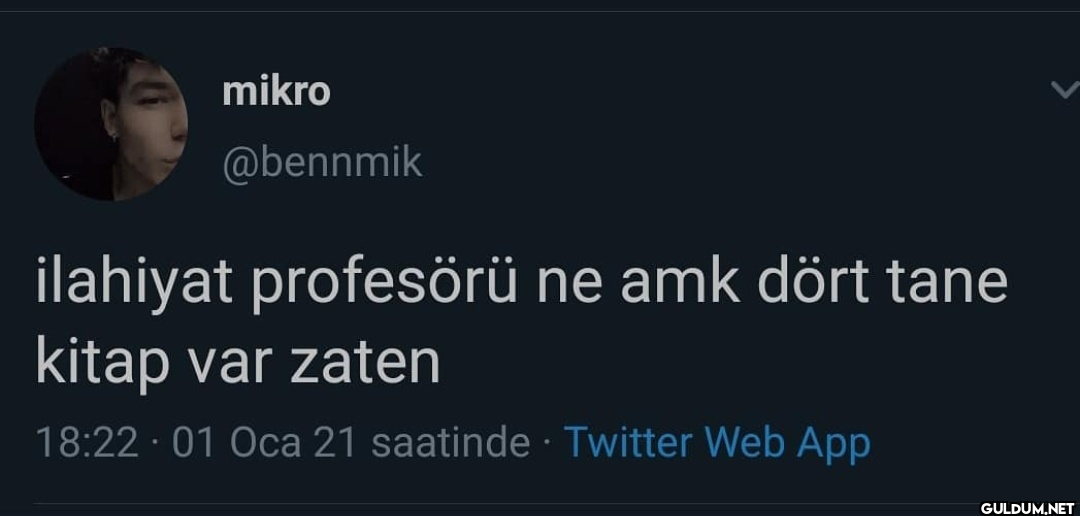 mikro @bennmik ilahiyat...