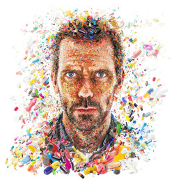 Cranquis:  Sketchshoppe:   Hugh Laurie For Tv Guidea Mosaic Portrait Of Hugh Laurie