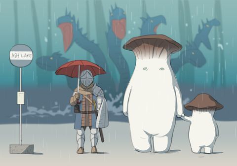 visor-visual:  Dark Souls and My Neighbor Totoro 