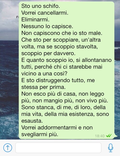 uraganinellostomaco:  Ecco perché sarebbe meglio evitare di chiedermi “come stai?”.