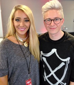 tyleroakley:  With the Queen of YouTube herself,