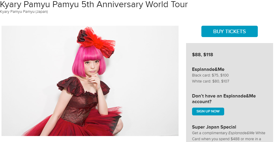 kppworldtour:  Kyary will be performing at the Esplanade Concert Hall in Singapore
