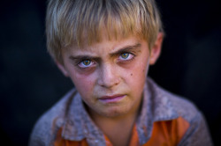 Kid from kurdish village of Palangan, Iran by Eric Lafforgue on Flickr.