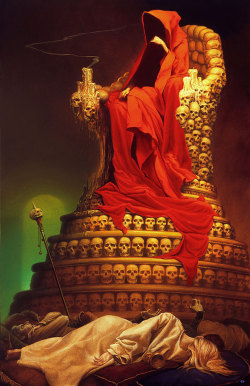 comicblah:  The Crimson King by Michael Whelan