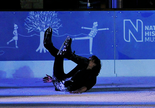 harrystylesdaily:  Harry filming at London’s Natural History Museum Ice Rink - 10/27 