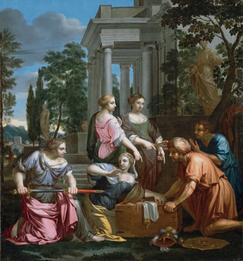 Achilles among the Daughters of Lycomedes, Adrien Dassier, 1660s