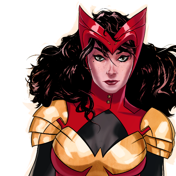 dimaiv-nov:  Scarlet Phoenix I was asked to do a redesign of Scarlet Witch as if