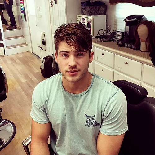 codychristiansource:  ReallyCody: Back in this teen wolf makeup chair 🤘 Couldn’t be happier
