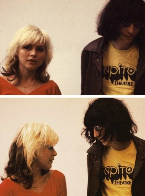 Debbie Harry and Joey Ramone