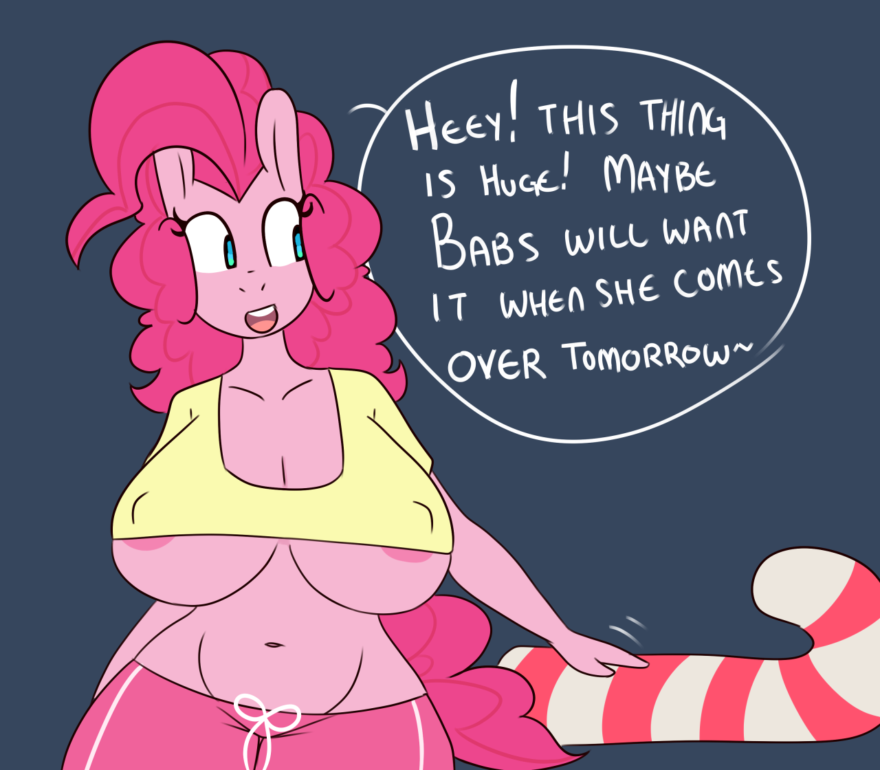 somescrub:  She must be used to big things since she lives in Big ol’ Manehattan.