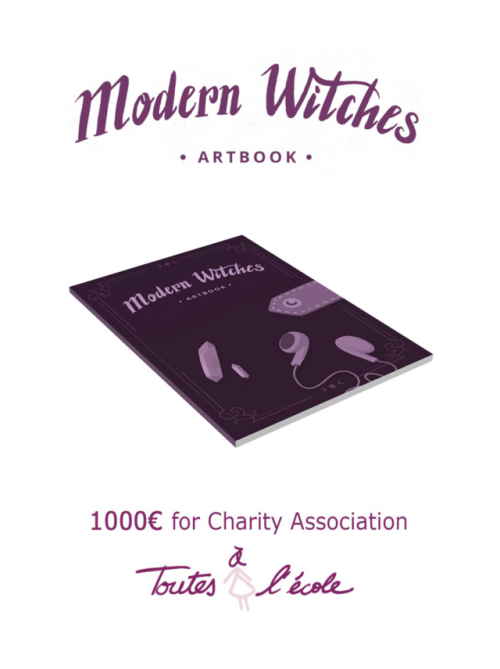 Modern Witches Artbook for charity!Hey everyone! I just donated to the association “Toutes à l’école
