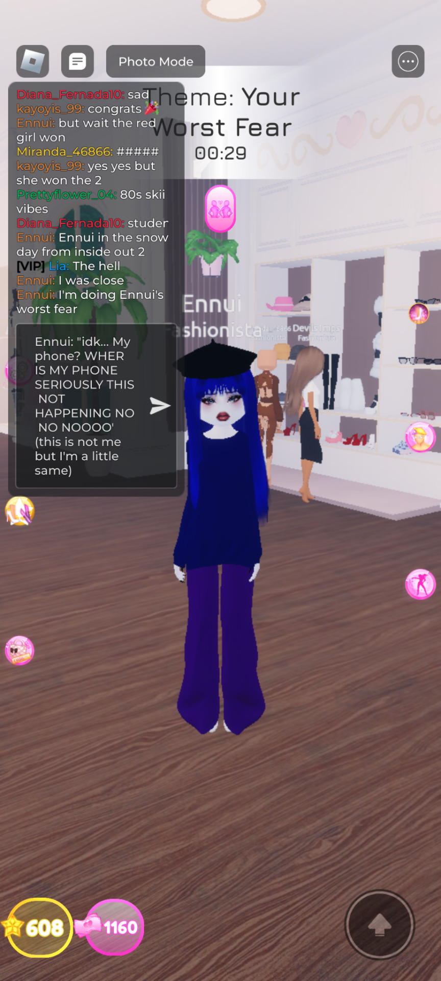 Doing Ennui Again On Dress To Impress @bamthebatmobile @inspectorcosmo @sunmihanashiko @lilblossomtwin