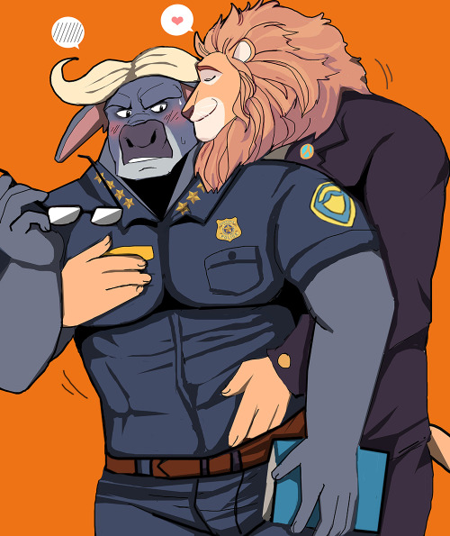 Porn photo 9kitsune:    Leodore X Bogo  Artist: bearlovestiger13