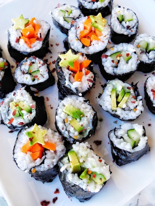 veganfeelsgood: without the , making sushi is actually so easy and far less expensive and you can tr