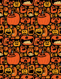 artagainstsociety:    Pumpkin Pattern by Chris Piascik  