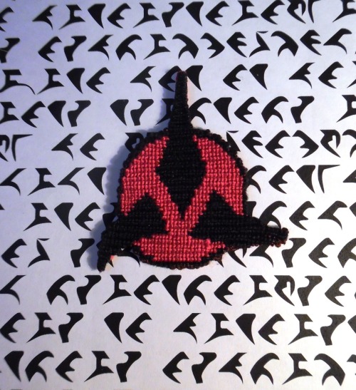 Klingon, Cardassian, Dominion, Borg, Romulan and Bajoran logo. Made in the technique of of friendshi