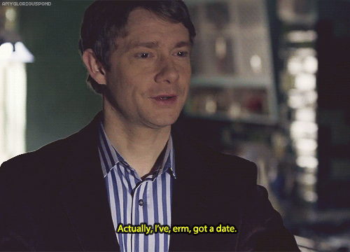 ∞ Scenes of SherlockWe’re going out tonight.