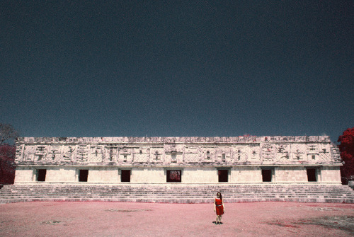 istillshootfilm:Film Photo Series: Mayan Temples Shot On Kodak Aerochrome by Rob HawthornCamera: Oly