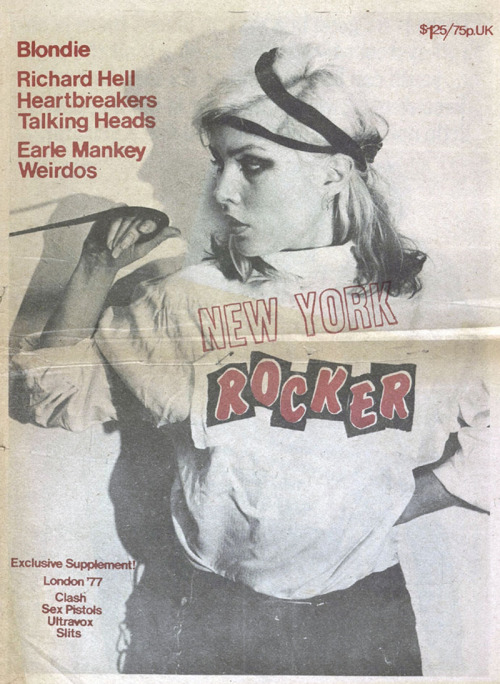 zombiesenelghetto-3: Blondie: Debbie Harry, New York Rocker, September/October 1977