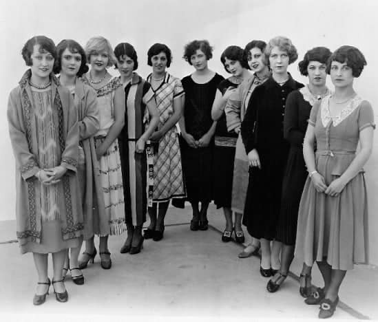 WAMPAS Baby Stars 1925: Betty Arlen, Violet La Plante, Olive Borden, Anne Cornwall,